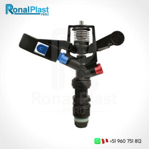 Aspersor de Riego Circular con Rompe Chorros 1/2" S35-1 - Plástico Negro