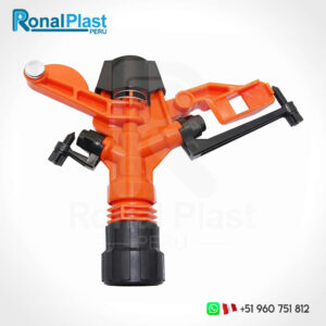 Aspersor de Riego Circular con Rompe Chorros 2 Salidas 1" S49-1 - Plástico