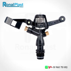 Aspersor de Riego Circular 3/4" S12 - Plástico Negro