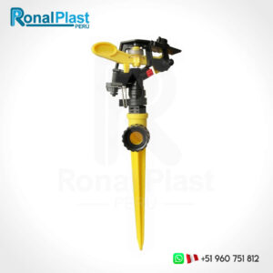 Aspersor de Riego Sectorial con Estaca 1/2" S8 - Amarillo