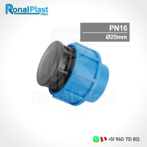 Tapón Final Irriplast para Mangueras HDPE de 25mm (PN16)