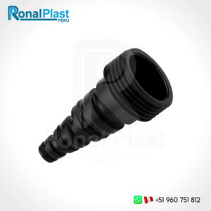 Adaptador Mixto Roscado - Dentado 3 Medidas de 16mm a 20mm - Negro