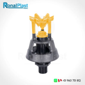 Aspersor de Riego Primus Wobbler 3/4" S05 - Plástico Negro/Amarillo