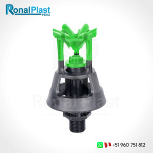 Aspersor de Riego Primus Wobbler 3/4" W11 - Plástico Negro/Verde