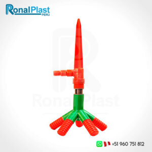 Aspersor de Riego Tipo Pulpo con Estaca de 5 Salidas 1/2" 5ARM - Plástico