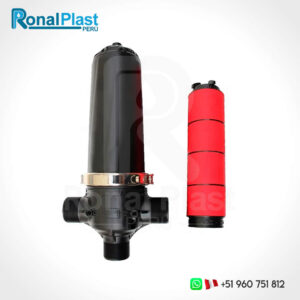 Filtro de Agua con Anillo para Sistemas de Riego HDPE 3" (PN16)