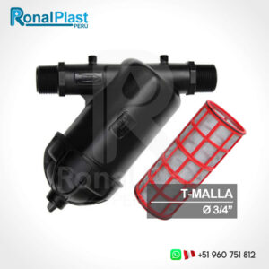 Filtro de Agua de Malla para Sistemas de Riego HDPE 3/4" (PN16)