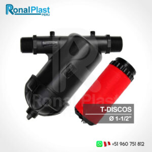 Filtro de Agua para Sistemas de Riego HDPE 1-1/2" (PN16)