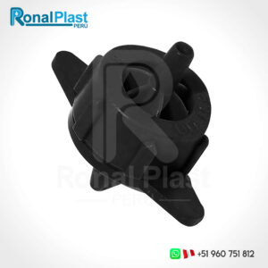 Gotero de Riego Plástico Autocompensable 1/8" M67E-4 - Negro