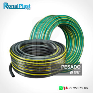 Manguera Dúplex Caucho (Jebe - PVC) 5/8" - Pesado