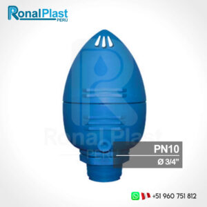 Válvula de Aire Cinética para Sistemas de Riego 3/4" - Azul